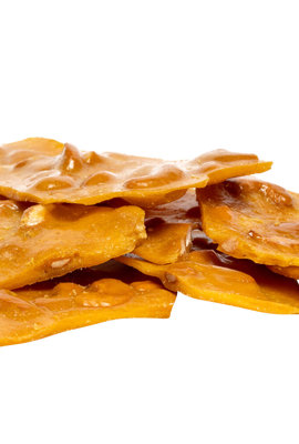 Close up photo of peanut brittles 